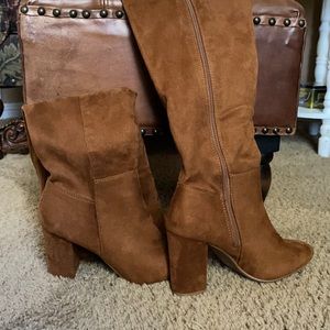 Top Moda Thigh Hogh Boots NWOB